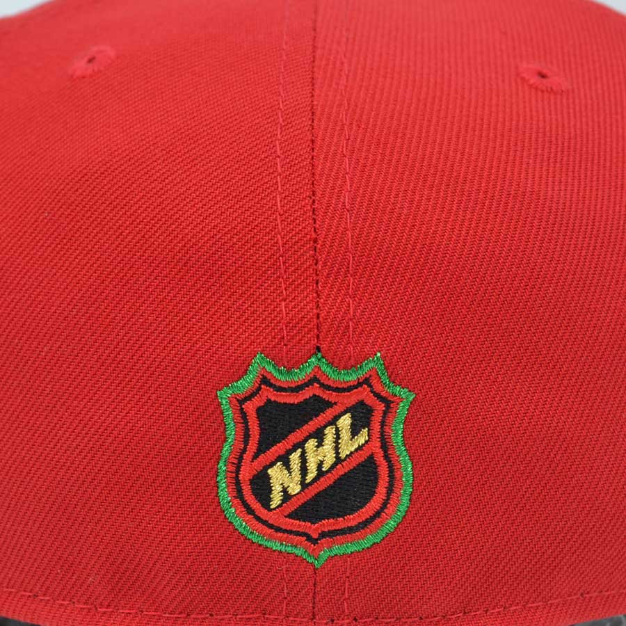 Chicago Blackhawks "T-HAWK" Exclusive New Era 59Fifty Fitted Hat - Scarlet/Black