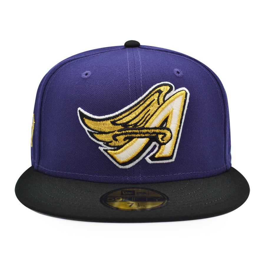 Anaheim Angels 40th Anniversary Exclusive New Era 59Fifty Fitted Hat - Purple/Black