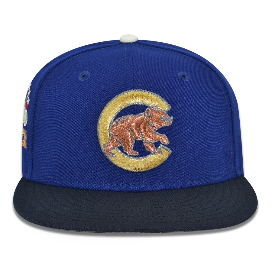 Chicago Cubs "HTB III" Exclusive New Era 59Fifty Fitted Hat - Dark Royal/Navy