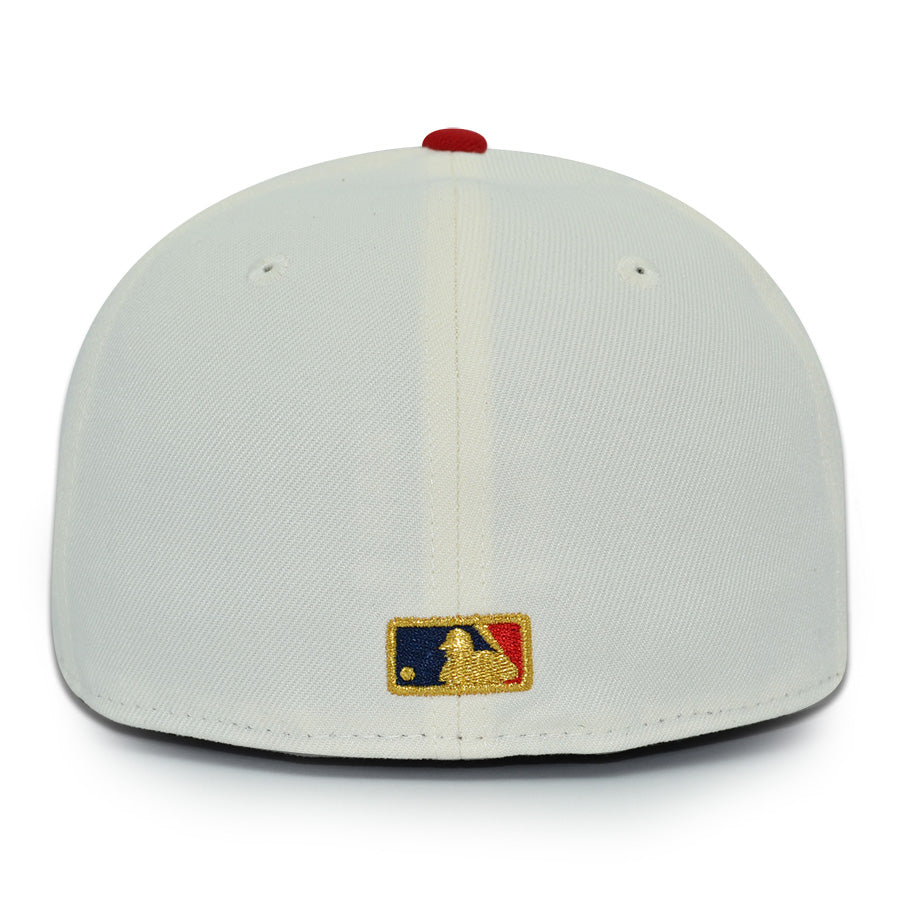 Washington Nationals "THE DIAMOND DISTRICT" Exclusive New Era 59Fifty Fitted Hat - Chrome/Red