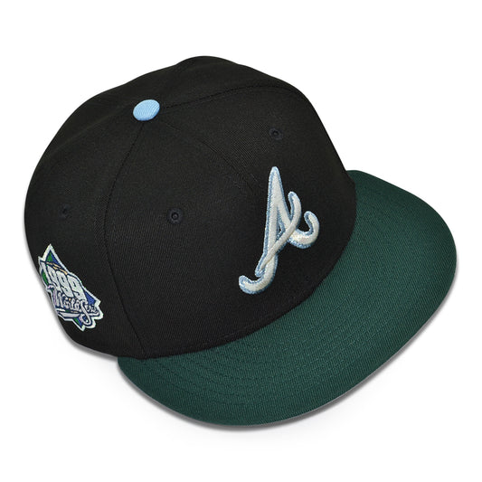 Atlanta Braves "ANTMAN" Exclusive New Era 59Fifty Fitted Hat - Black/Dark Green