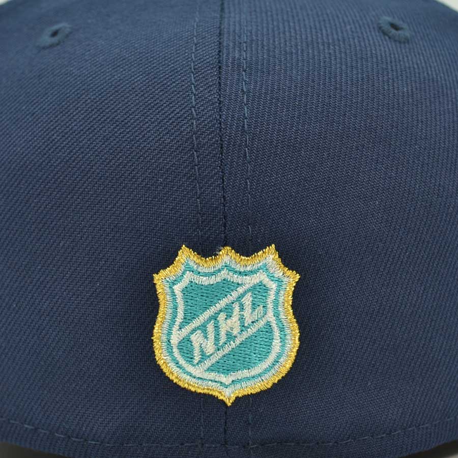 New York Islanders "THE SURF" Exclusive New Era 59Fifty Fitted Hat - Ocean Side/Teal