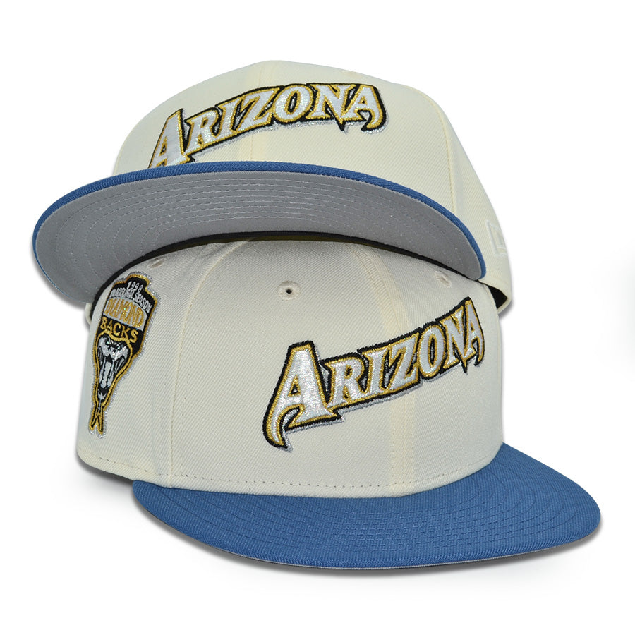 Arizona Diamondbacks "ARIZONA DREAM" Exclusive New Era 59Fifty Fitted Hat - Chrome/Indigo