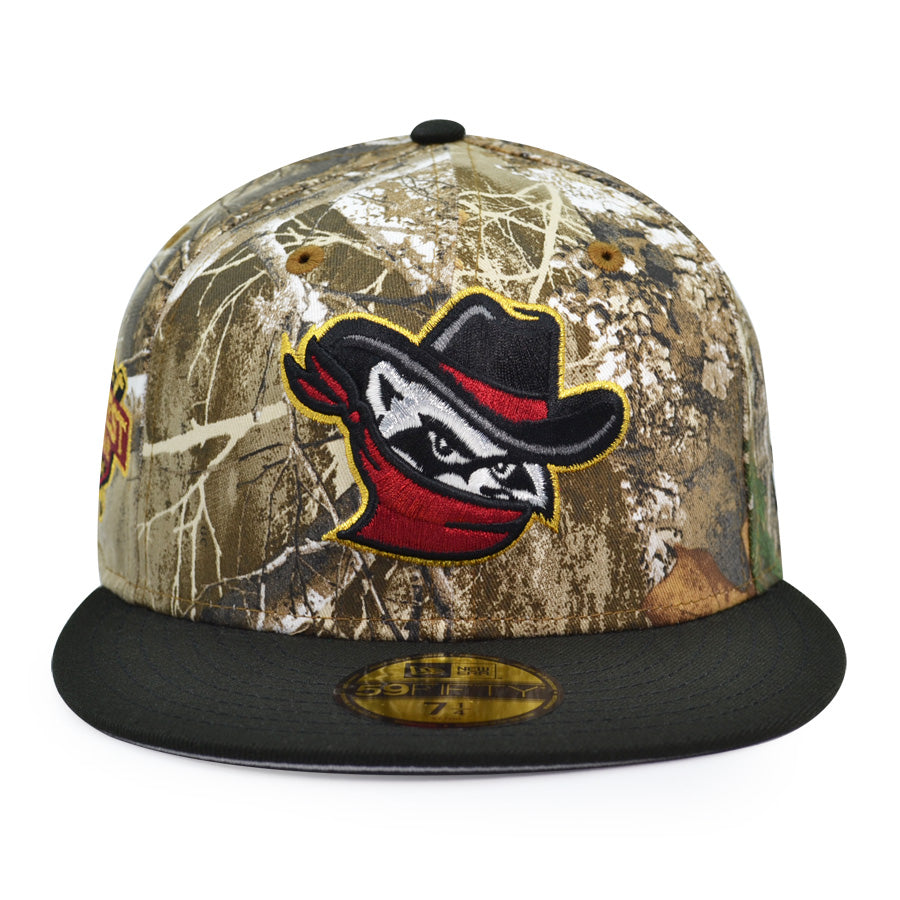 Quad Cities River Bandits MIDWEST LEAGUE Exclusive New Era 59Fifty Fitted Hat - Real Tree/Black