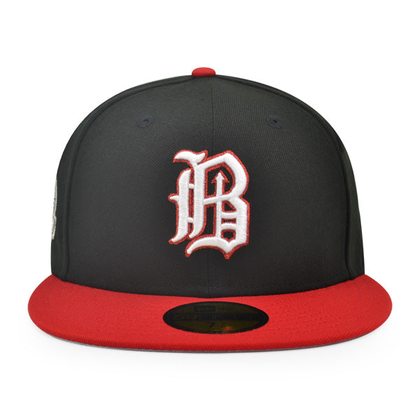 Birmingham Barons Southern League Exclusive New Era 59Fifty Fitted Hat -Black/Red