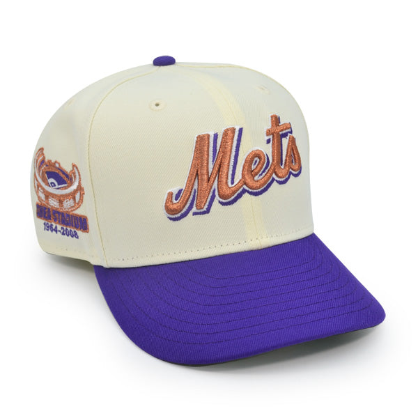 New York Mets Shea Stadium Exclusive New Era 59Fifty Fitted Hat - Chrome/Purple