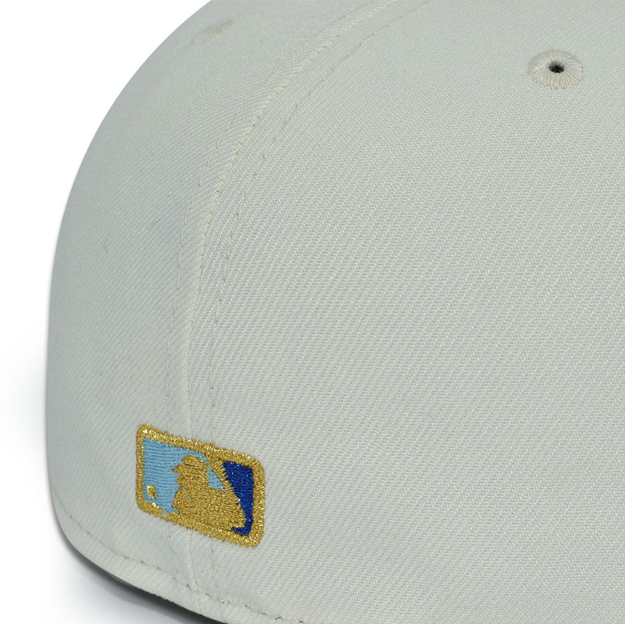 Kansas City Royals "KING GEORGE" Exclusive New Era 59Fifty Fitted Hat - Chrome/Light Royal