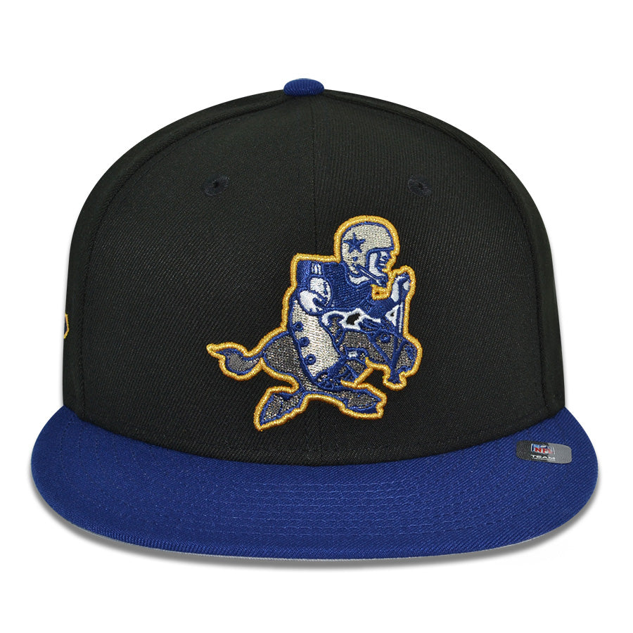 Dallas Cowboys "VALLEY RANCH" Exclusive New Era 59Fifty Fitted Hat - Black/Royal