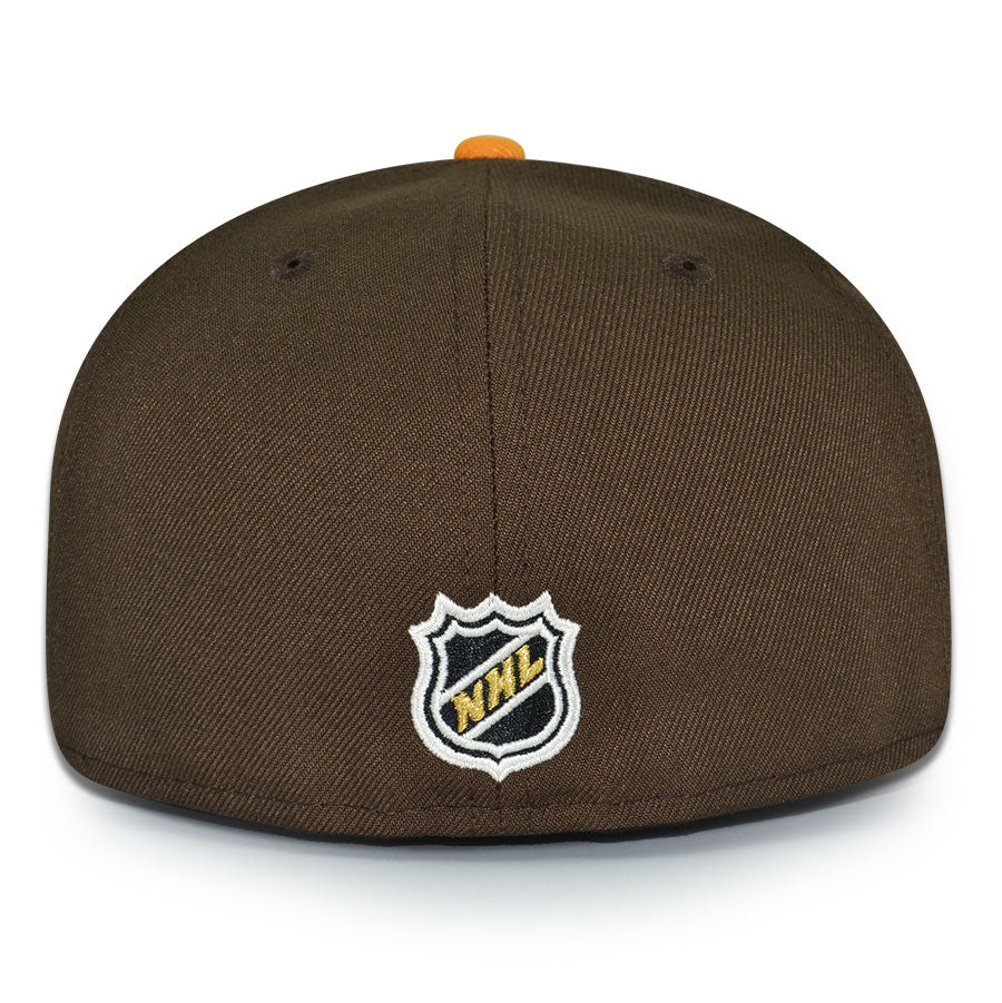 Boston Bruins "SHAMROCK BRUINS" Exclusive New Era 59Fifty Fitted Hat - Walnut/Black