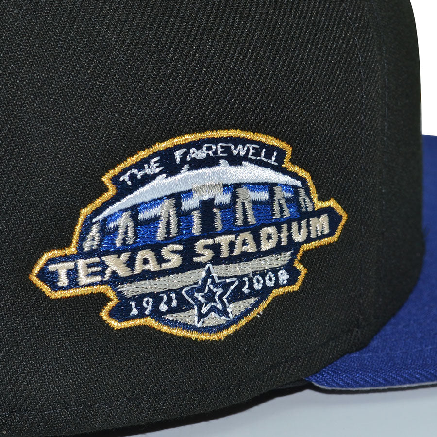 Dallas Cowboys "VALLEY RANCH" Exclusive New Era 59Fifty Fitted Hat - Black/Royal