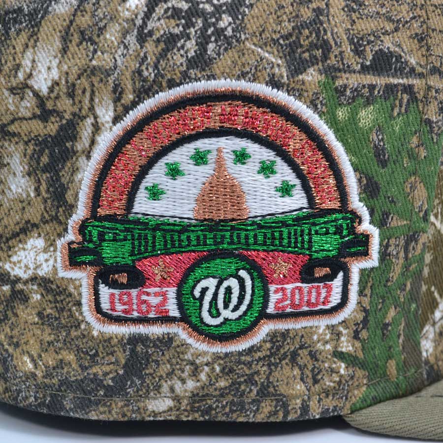 Washington Nationals DC 45 Years RFK Exclusive New Era 59Fifty Fitted Hat - Real Tree/Woodland Camo