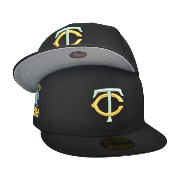 Minnesota Twins BOMBA SQUAD Exclusive New Era 59Fifty Fitted Hat - Black