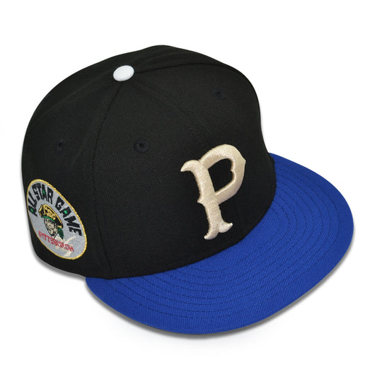 Pittsburgh Pirates "POPEYE" Exclusive New Era 59Fifty Fitted Hat - Black/Calming Blue