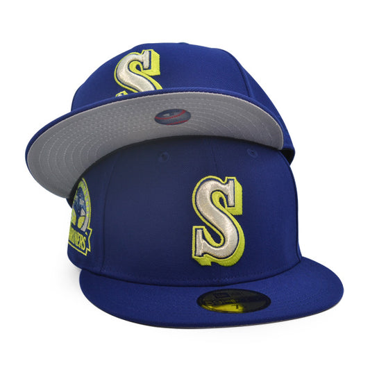 Seattle Mariners 30th ANNIVERSARY Exclusive New Era 59Fifty Fitted Hat - Dark Royal