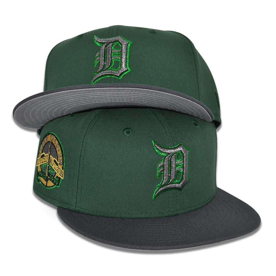 Detroit Tigers "DOOM" Exclusive New Era 59Fifty Fitted Hat - Mountain Pine/Dark Graphite