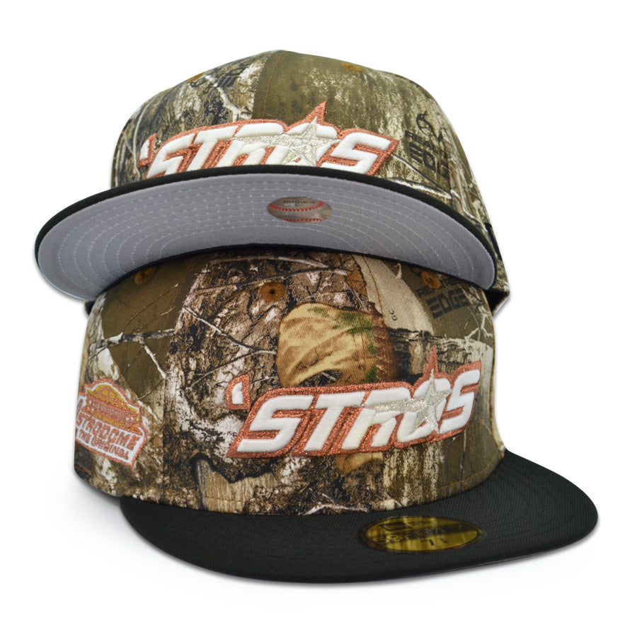 Houston Astros "STROS REAL TREE" Exclusive New Era 59Fifty Fitted Hat - Real Tree Camo/Black