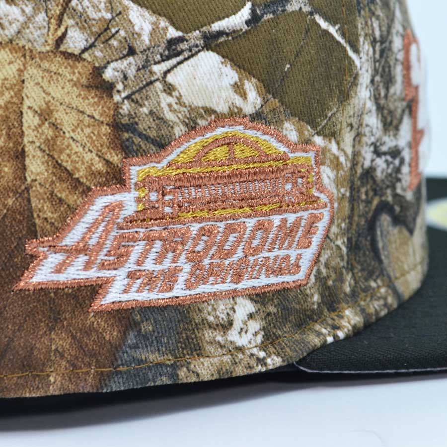Houston Astros "STROS REAL TREE" Exclusive New Era 59Fifty Fitted Hat - Real Tree Camo/Black