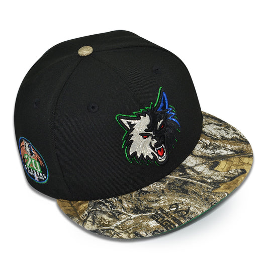 Minnesota Timberwolves "THE BIG TICKET" Exclusive New Era 59Fifty Fitted Hat -Black/Real Tree