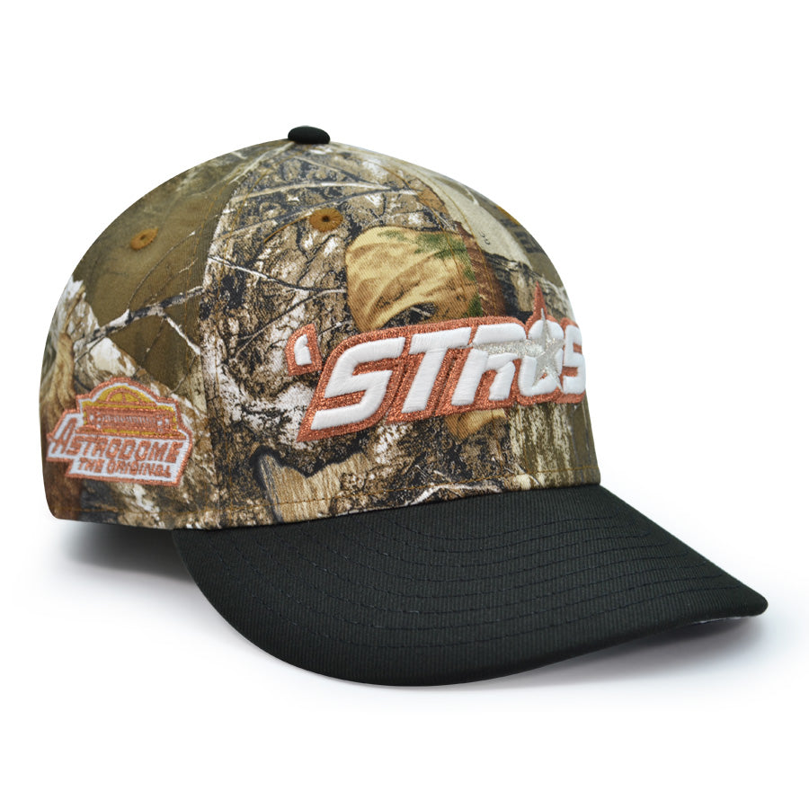 Houston Astros "STROS REAL TREE" Exclusive New Era 59Fifty Fitted Hat - Real Tree Camo/Black