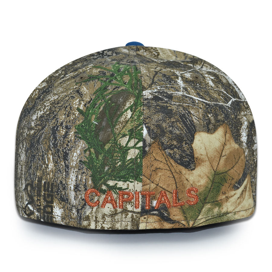 Washington Capitals "SLAPSHOT REALTREE" Exclusive New Era 59Fifty Fitted Hat - Real Tree/Black