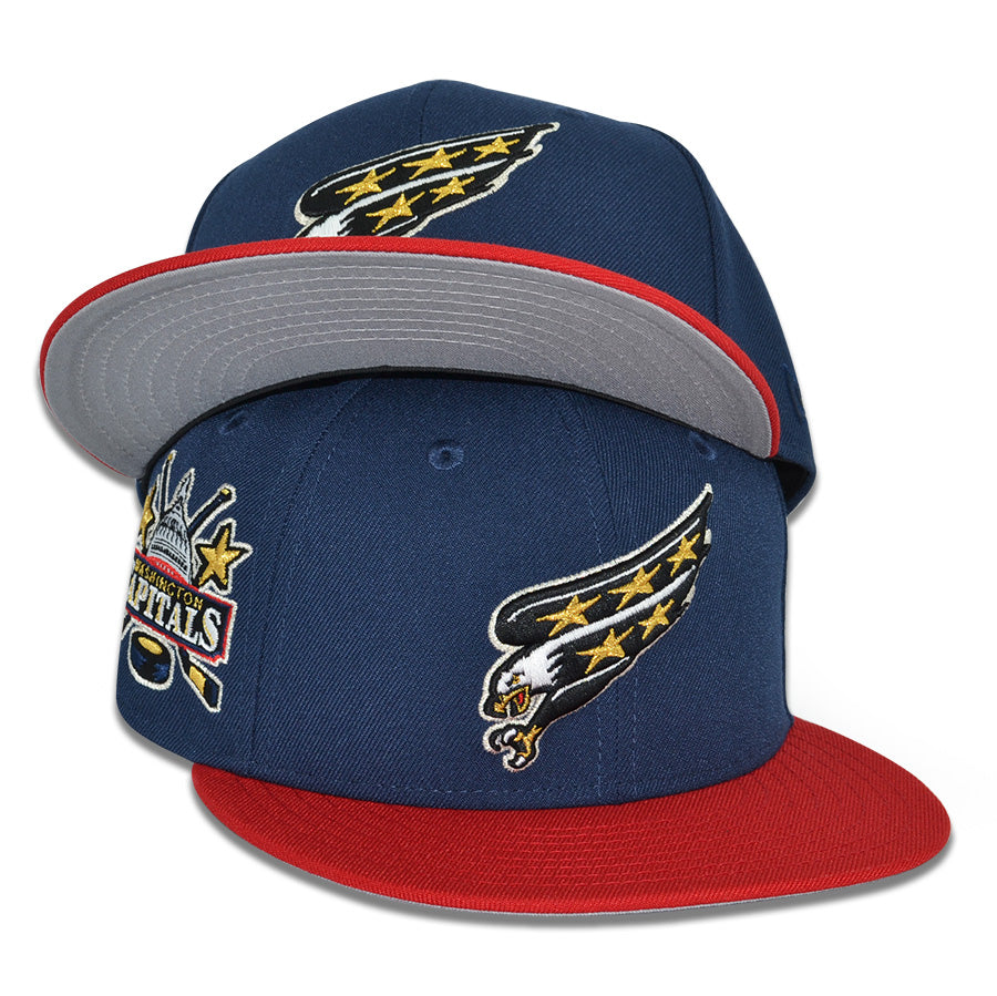 Washington Capitals "SCREAMING EAGLE 5.0" Exclusive New Era 59Fifty Fitted Hat - Navy/Red