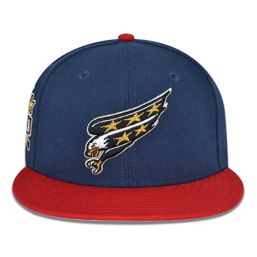 Washington Capitals "SCREAMING EAGLE 5.0" Exclusive New Era 59Fifty Fitted Hat - Navy/Red