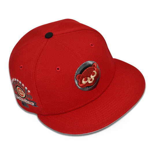 Chicago Cubs "CARNAGE" Exclusive New Era 59Fifty Fitted Hat - Scarlet Pinky