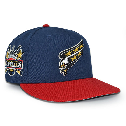 Washington Capitals "SCREAMING EAGLE 5.0" Exclusive New Era 59Fifty Fitted Hat - Navy/Red