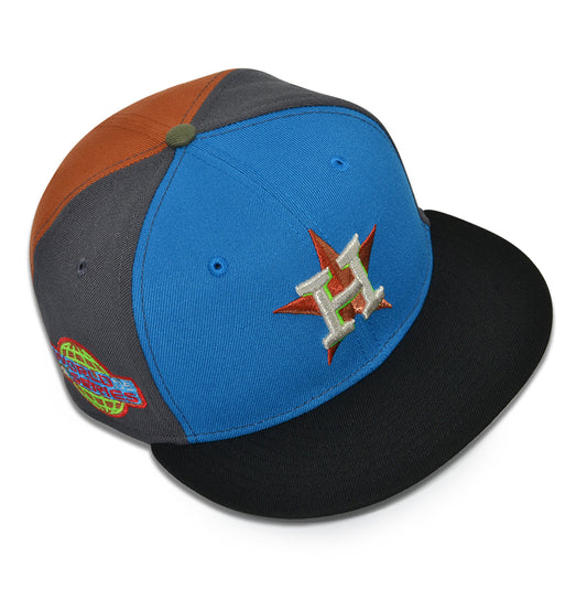Houston Astros "HOBGOBLIN" Exclusive New Era 59Fifty Fitted Hat - Card Blue/Black/Graphite/Rush Orange