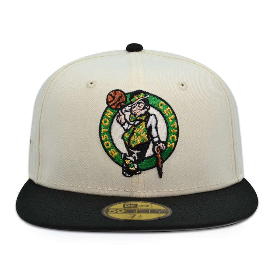 Boston Celtics "TITLE TOWN" Exclusive New Era 59Fifty Fitted Hat -Chrome/Black