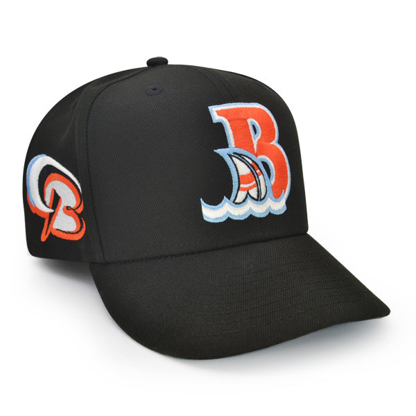 Bowie BaySox  Exclusive New Era 59Fifty Fitted Hat - Black/Sky UV