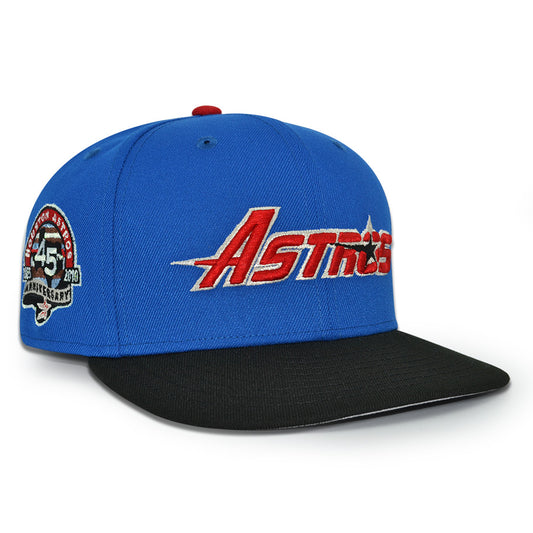 Houston Astros "DAYS BEFORE" Exclusive New Era 59Fifty Fitted Hat - Blue Azure/Black