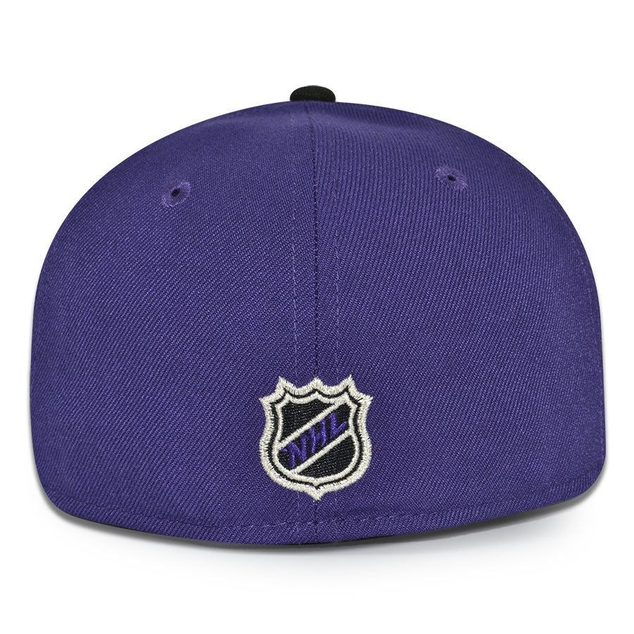 Winnipeg Jets "4 LIFE" Exclusive New Era 59Fifty Fitted Hat - Purple/Black