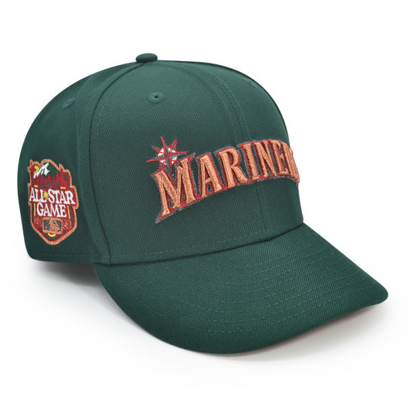 Seattle Mariners 2023 ASG Exclusive New Era 59Fifty Fitted Hat - Dark Green/Brick UV