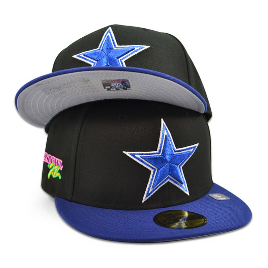 Dallas Cowboys "TENTH STREET" Exclusive New Era 59Fifty Fitted Hat - Black/Royal