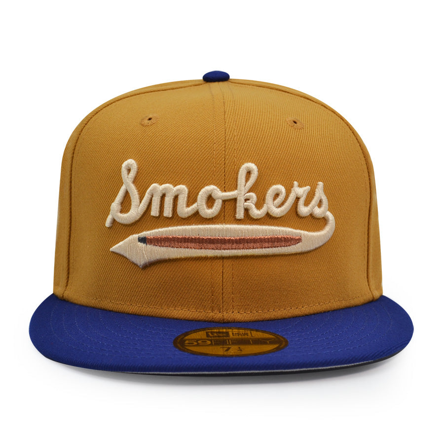 Tampa Smokers Florida State League Exclusive New Era 59Fifty Fitted Hat - Panama/Dark Royal