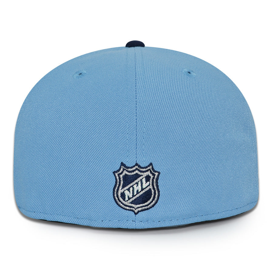 Washington Capitals "CITY BLOOM" Exclusive New Era 59Fifty Fitted Hat - Sky/Ocean Side