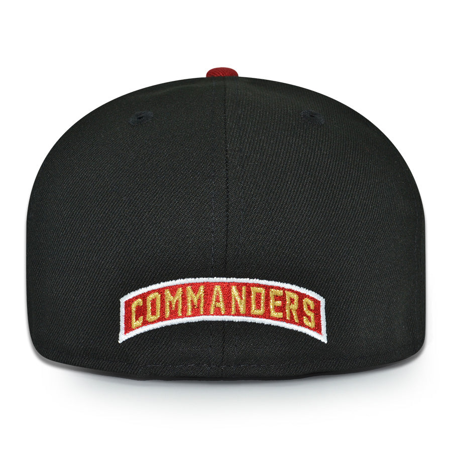 Washington Commanders "RAISE HAIL" Exclusive New Era 59Fifty Fitted Hat - Black/HRed