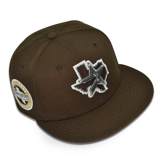 Houston Astros "TXF RODEO" Exclusive New Era 59Fifty Fitted Hat - Walnut/Pinky