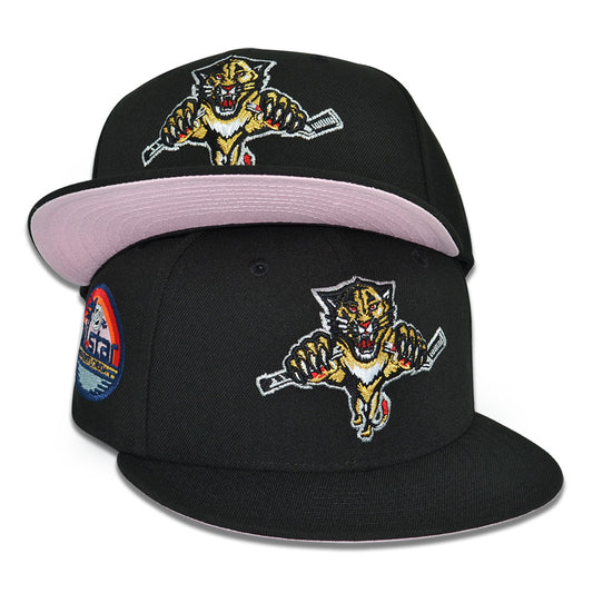 Florida Panthers "FLYING PINKY" Exclusive New Era 59Fifty Fitted Hat - Black/Pinky UV