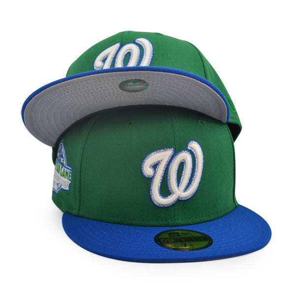 Washington Nationals 2018 ALL-STAR GAME Exclusive New Era 59Fifty Fitted Hat - Green/Blue Azure