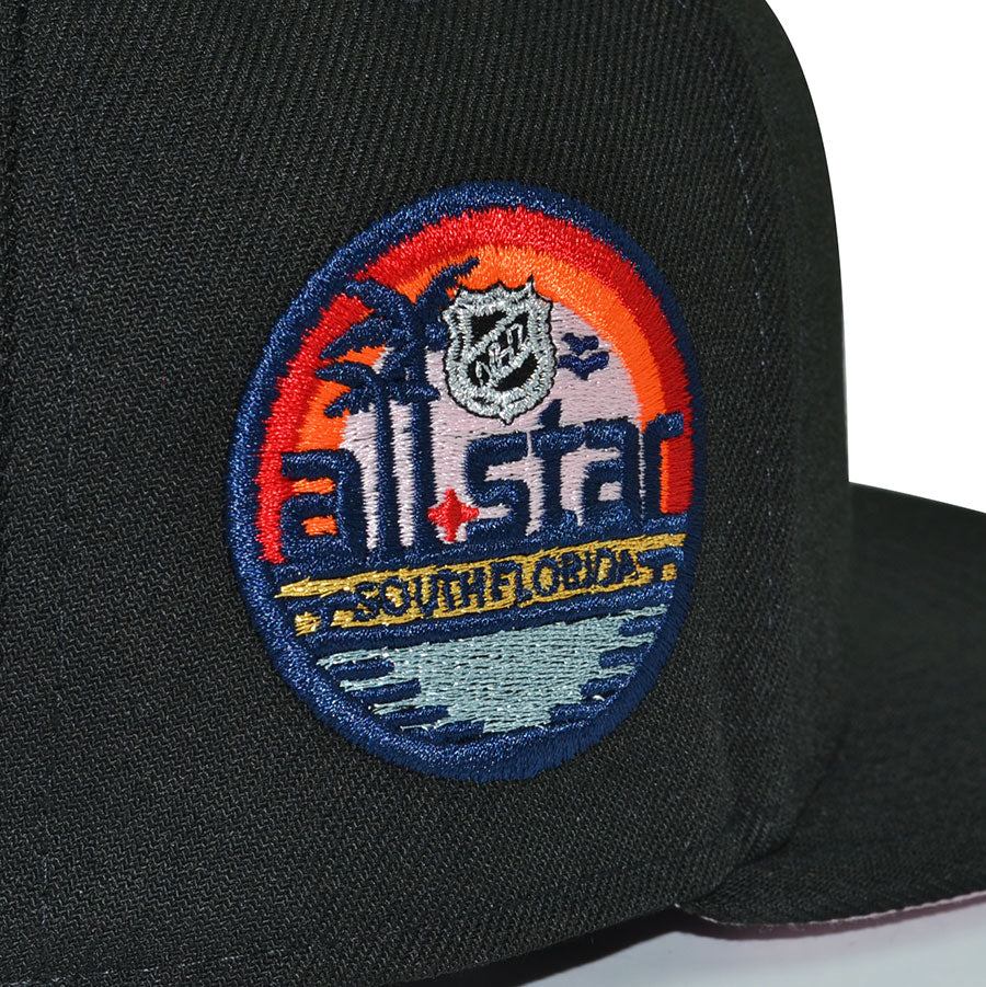 Florida Panthers "FLYING PINKY" Exclusive New Era 59Fifty Fitted Hat - Black/Pinky UV