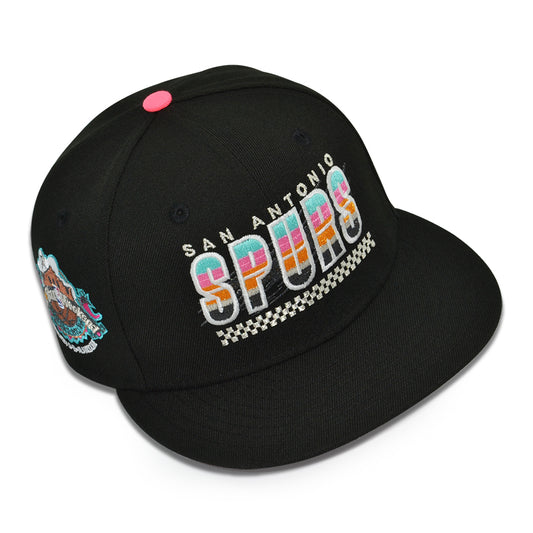 San Antonio Spurs "ALAMO NIGHTS" Exclusive New Era 59Fifty Fitted Hat - Black Pinky