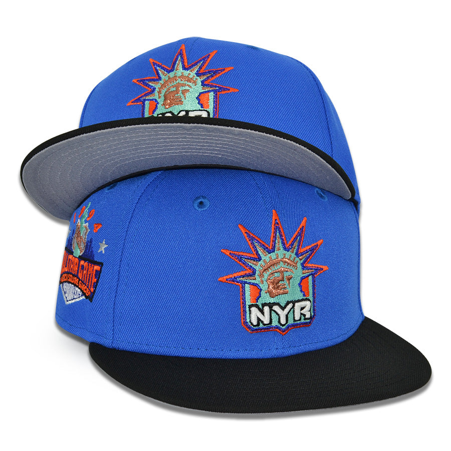 New York Rangers "BIG SHOT BECKY" Exclusive New Era 59Fifty Fitted Hat - Blue Bead/Black