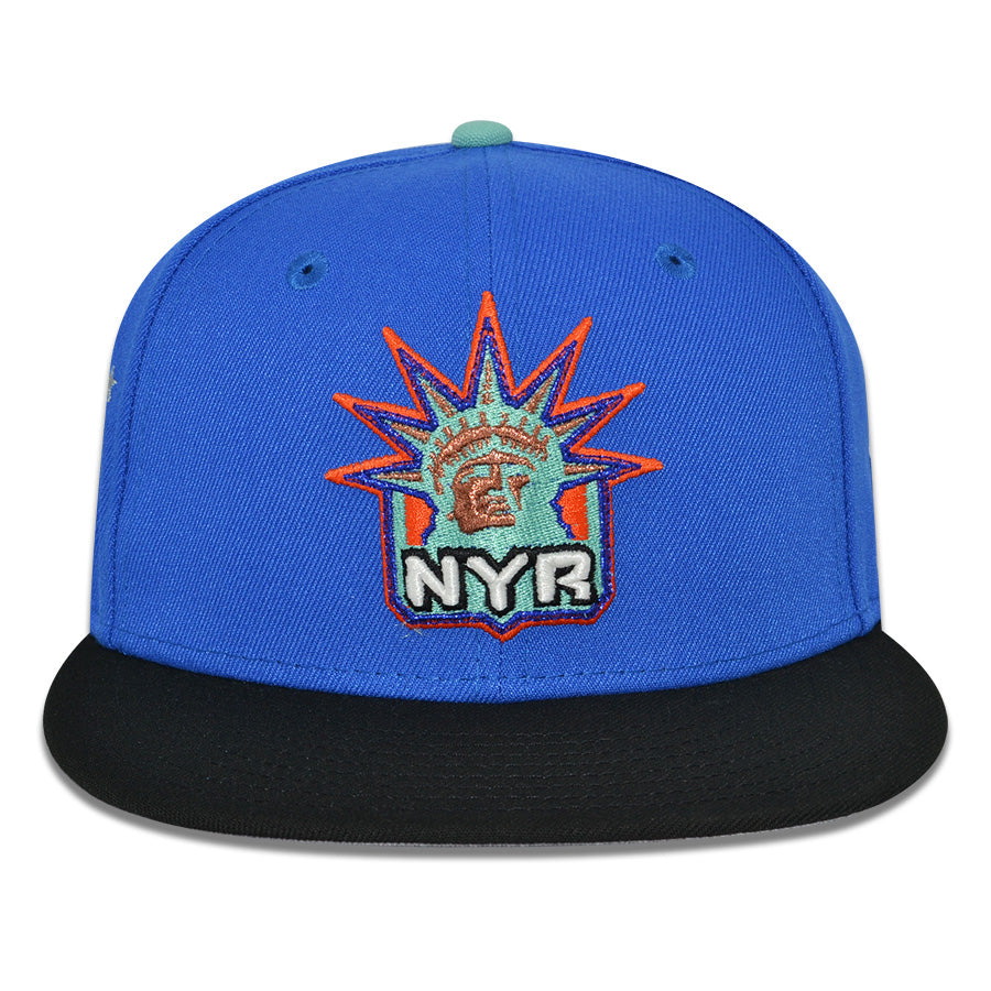 New York Rangers "BIG SHOT BECKY" Exclusive New Era 59Fifty Fitted Hat - Blue Bead/Black