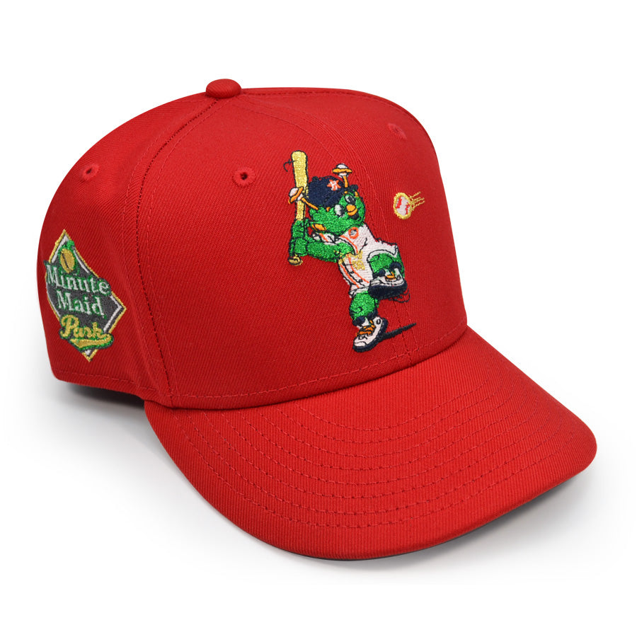 Houston Astros "THE GRINCH" Orbit Exclusive New Era 59Fifty Fitted Hat - Scarlet