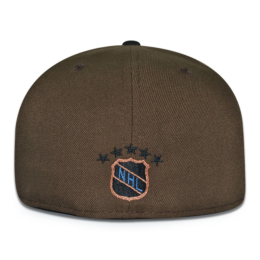 Washington Capitals "CHERRY BLOSSOM" Exclusive New Era 59Fifty Fitted Hat - Walnut/Black/Pinky UV