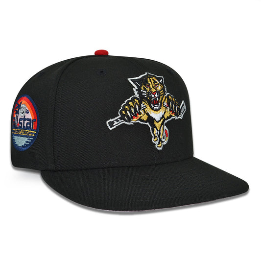 Florida Panthers "FLYING PINKY" Exclusive New Era 59Fifty Fitted Hat - Black/Pinky UV