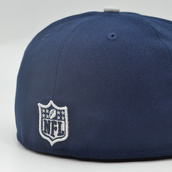 Dallas Cowboys New Era HIDDEN 59FIFTY Fitted Hat - Navy/Gray