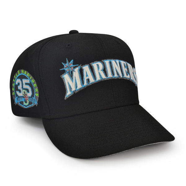 Seattle Mariners 35th ANNIVERSARY Exclusive New Era 59Fifty Fitted Hat - Black